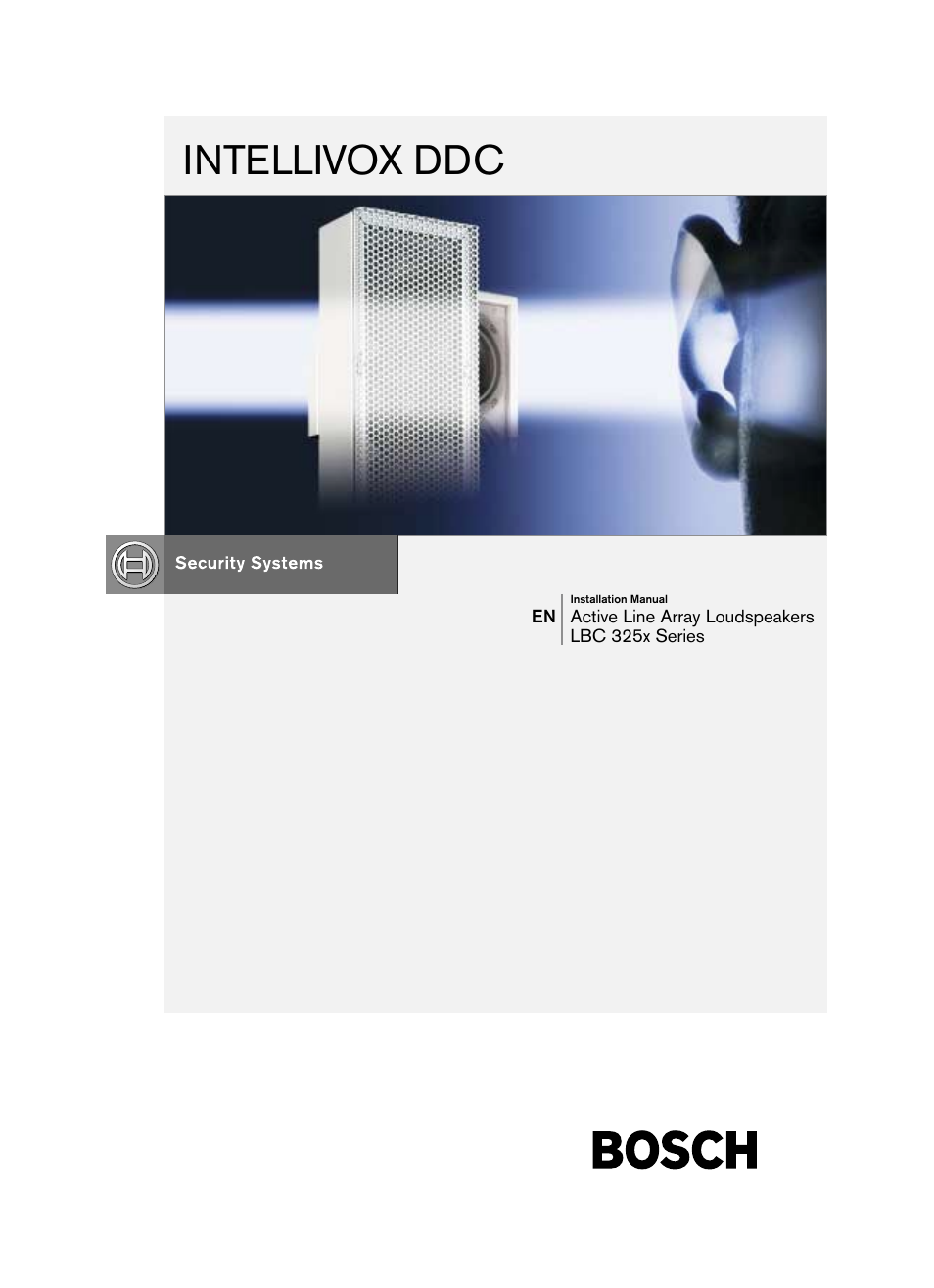 Bosch INTELLIVOX DDC LBC 325X User Manual | 30 pages