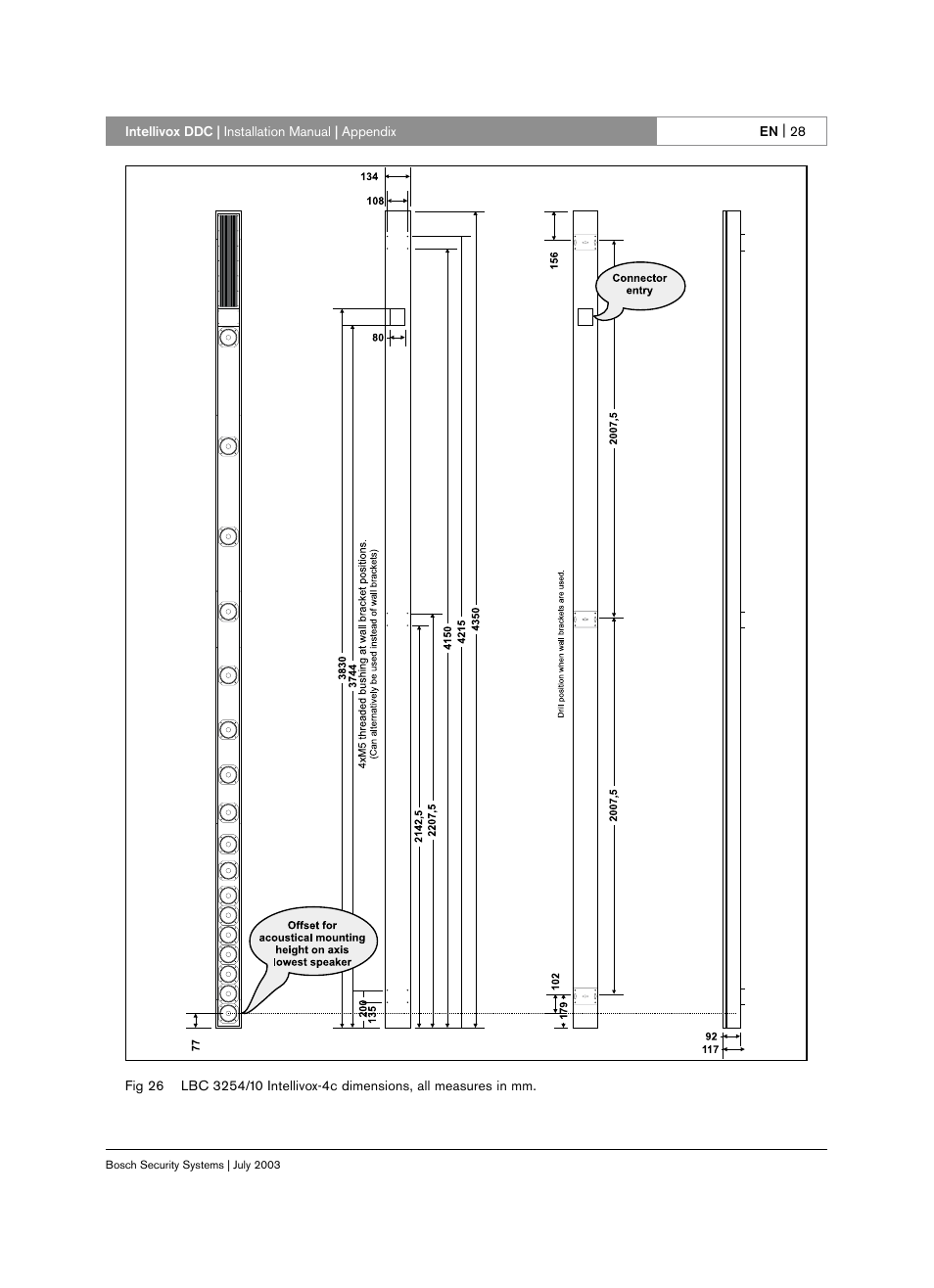 Bosch INTELLIVOX DDC LBC 325X User Manual | Page 27 / 30