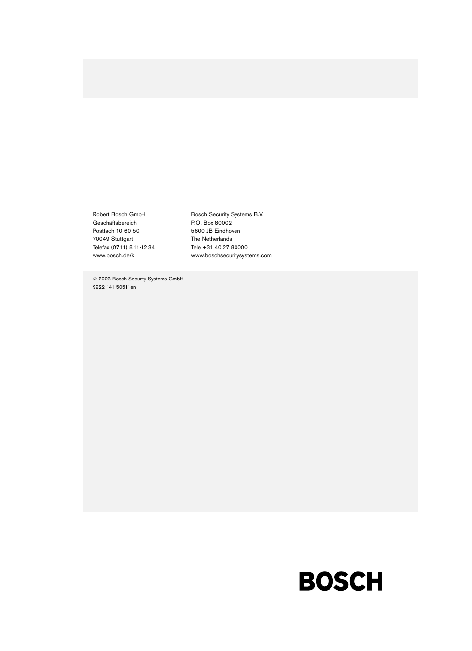 Bosch INTELLIVOX DDC LBC 325X User Manual | Page 30 / 30