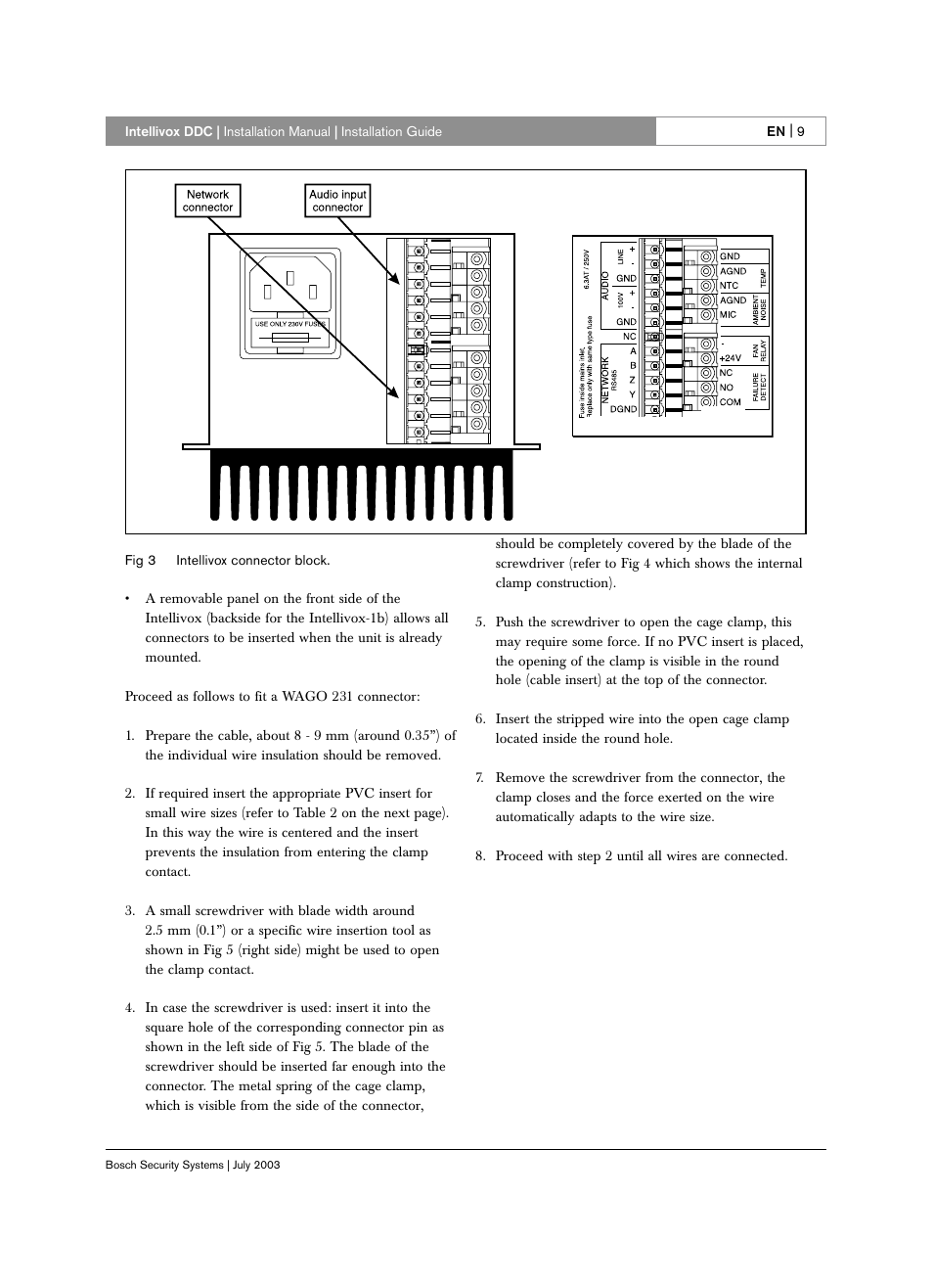 Bosch INTELLIVOX DDC LBC 325X User Manual | Page 8 / 30