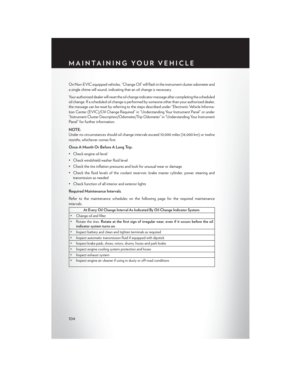 Chrysler 2013 300 SRT - User Guide User Manual | Page 106 / 132