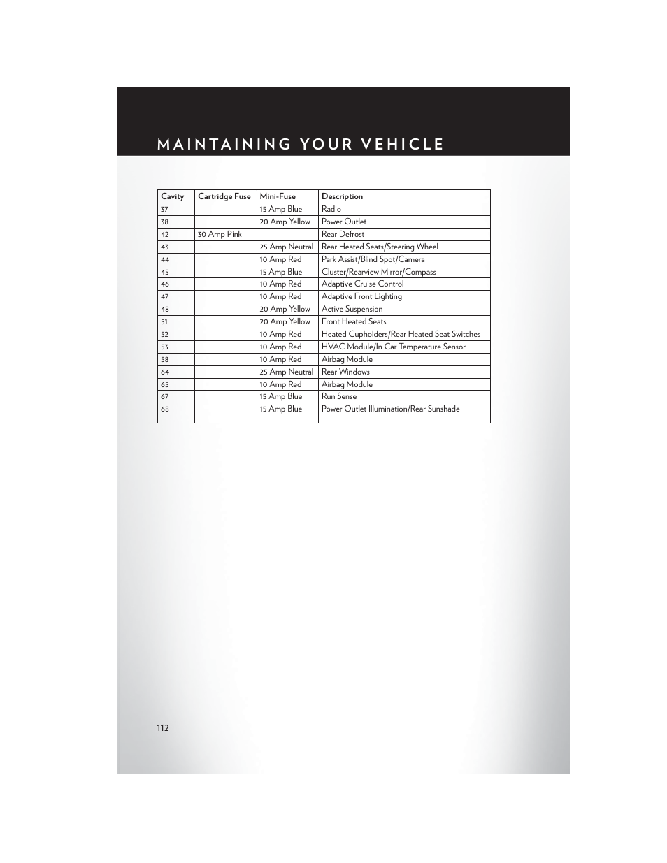Chrysler 2013 300 SRT - User Guide User Manual | Page 114 / 132
