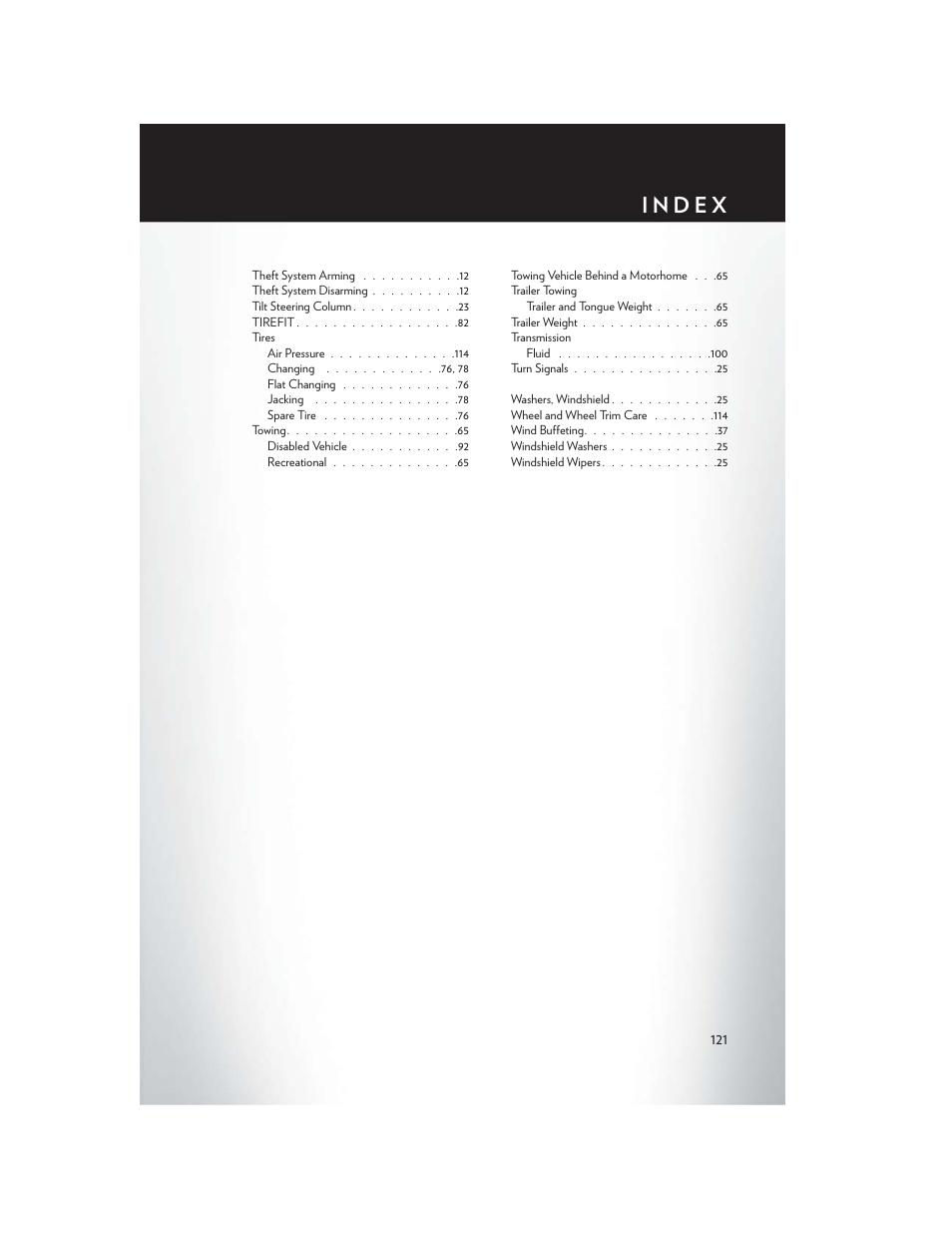Chrysler 2013 300 SRT - User Guide User Manual | Page 123 / 132