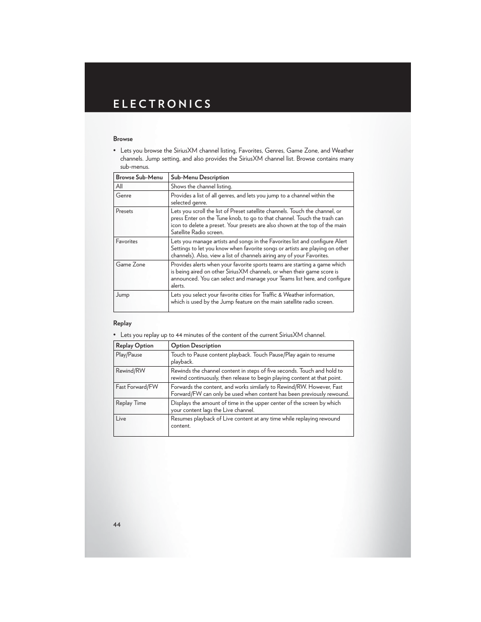 Chrysler 2013 300 SRT - User Guide User Manual | Page 46 / 132
