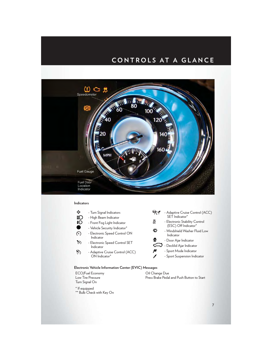 Getting started | Chrysler 2013 300 SRT - User Guide User Manual | Page 9 / 132