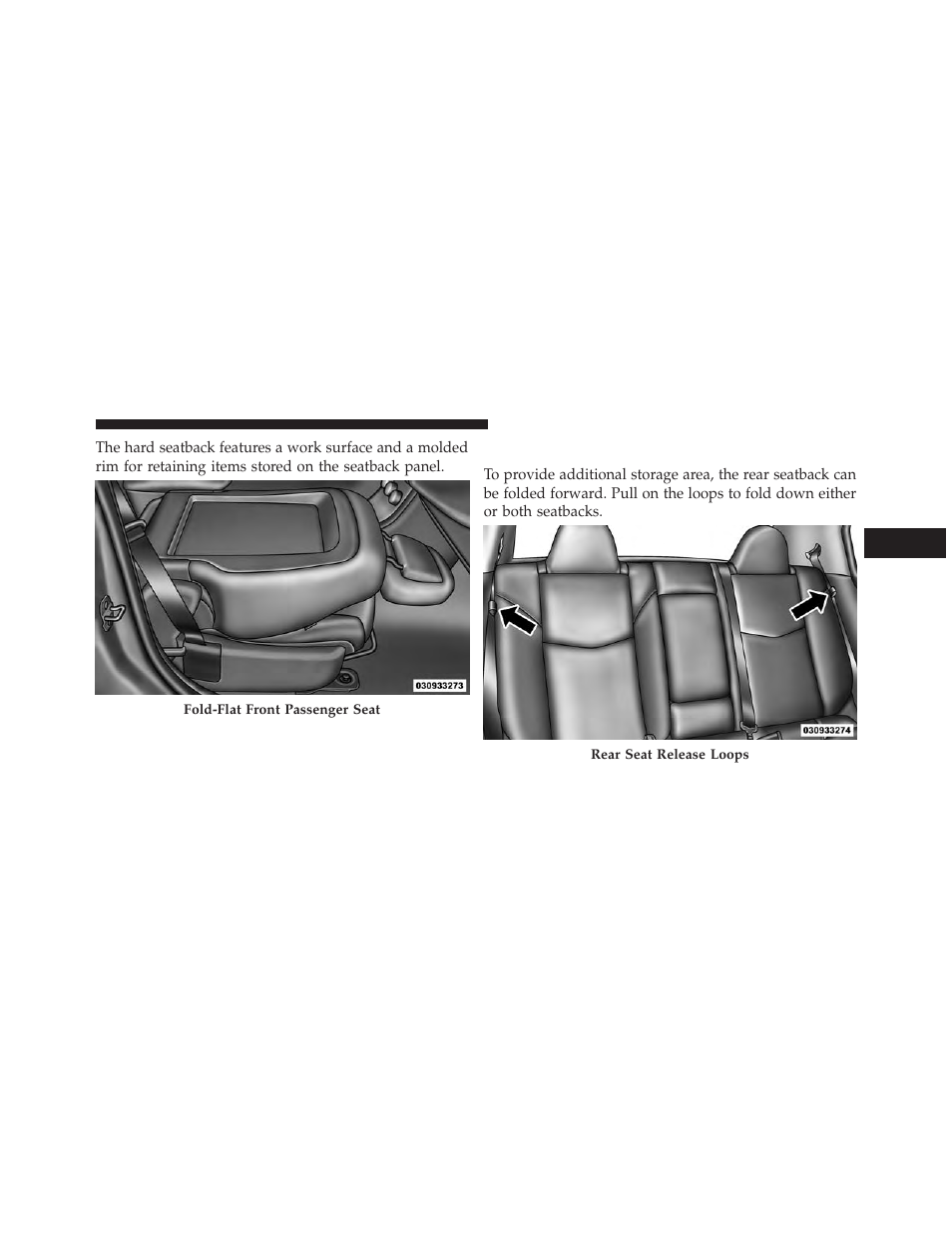 Folding rear seat | Chrysler 2013 200 - Owner Manual User Manual | Page 163 / 517