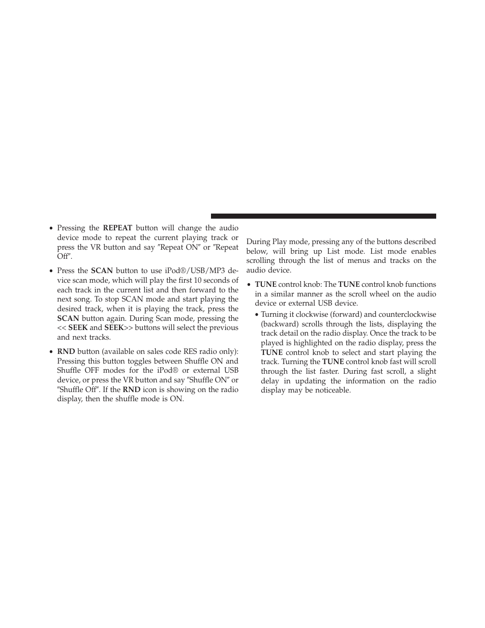 List or browse mode | Chrysler 2013 200 - Owner Manual User Manual | Page 272 / 517
