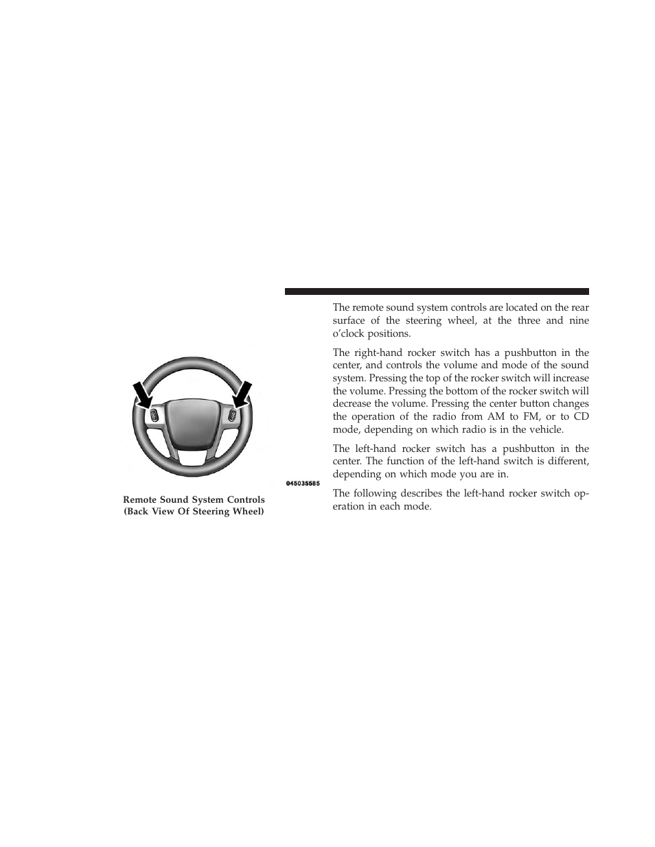 Steering wheel audio controls — if equipped, Steering wheel audio controls — if, Equipped | Chrysler 2013 200 - Owner Manual User Manual | Page 276 / 517