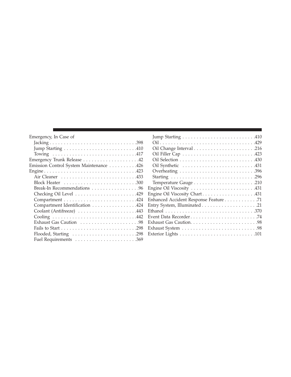 Chrysler 2013 200 - Owner Manual User Manual | Page 502 / 517