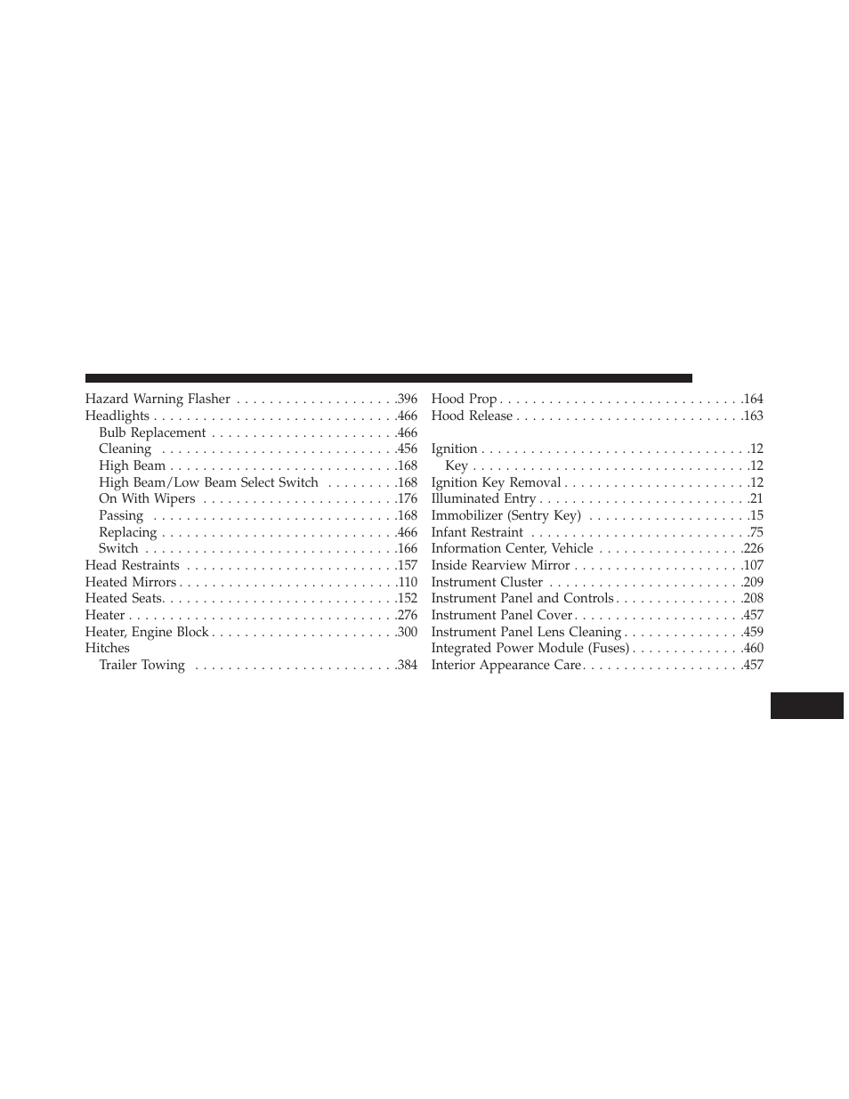 Chrysler 2013 200 - Owner Manual User Manual | Page 505 / 517