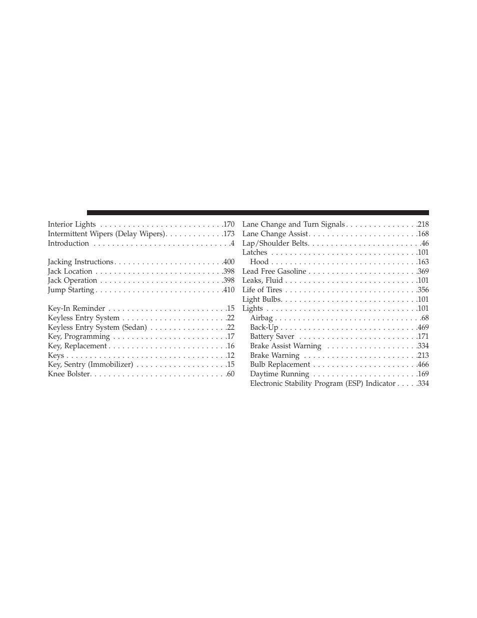 Chrysler 2013 200 - Owner Manual User Manual | Page 506 / 517