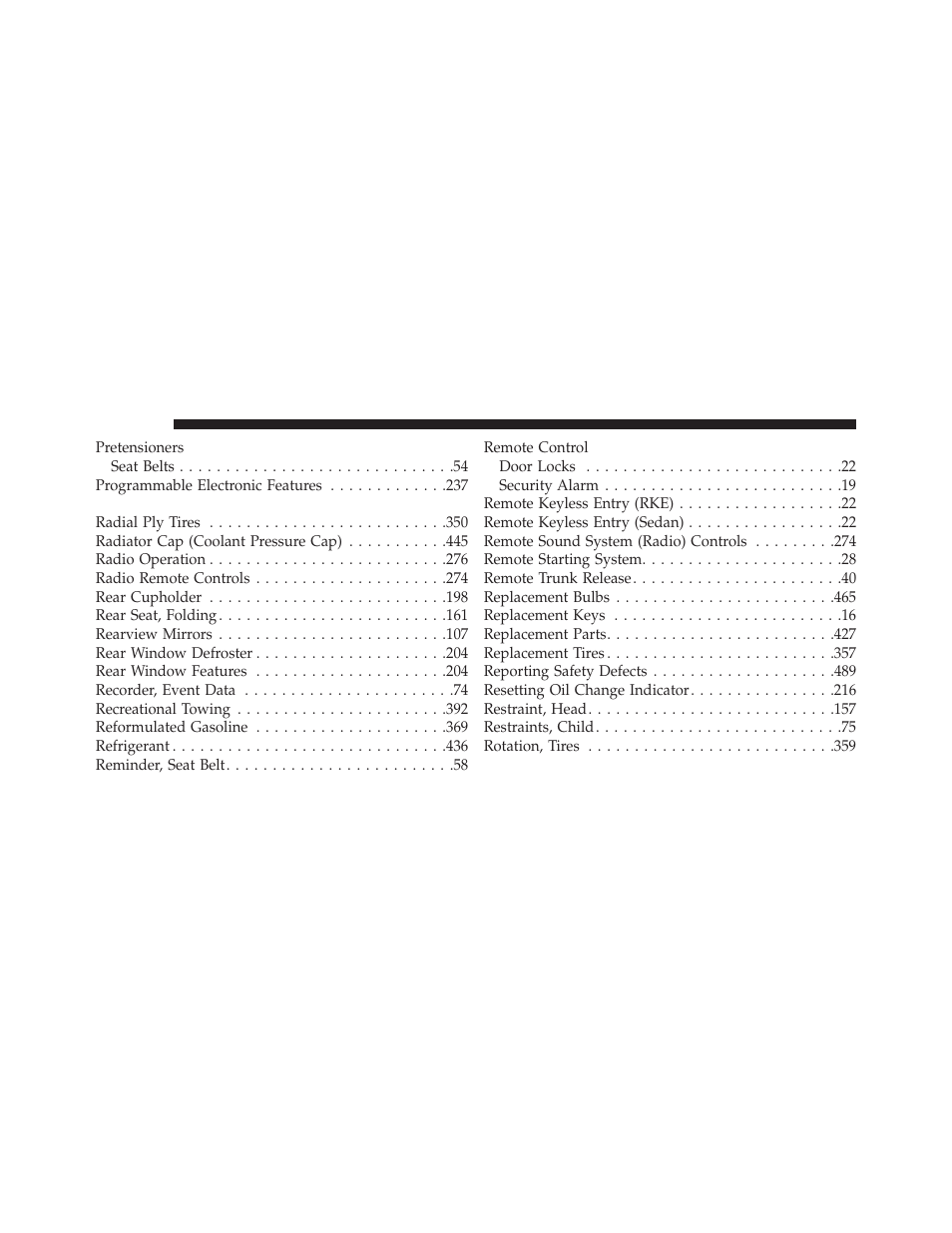 Chrysler 2013 200 - Owner Manual User Manual | Page 510 / 517