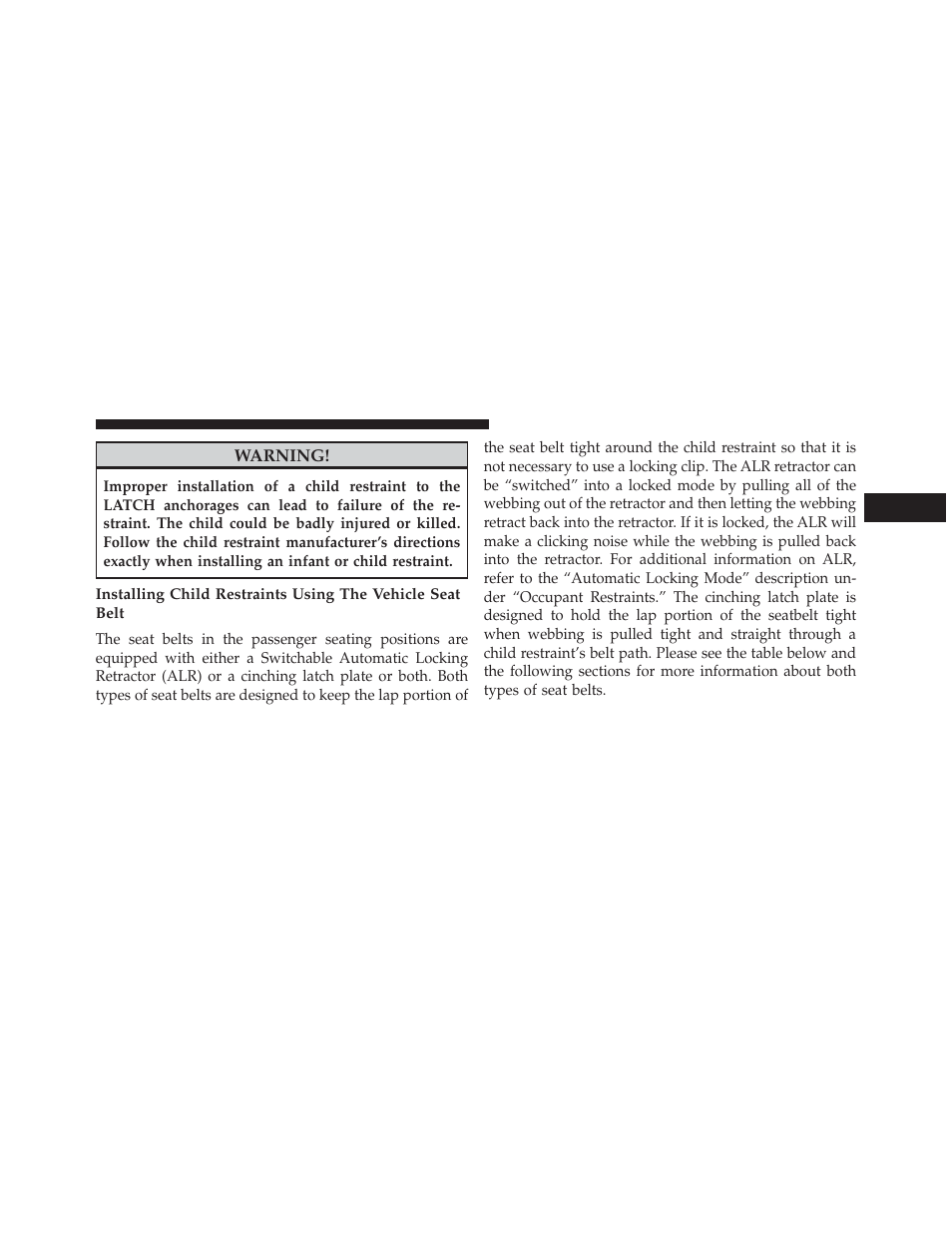 Chrysler 2013 200 - Owner Manual User Manual | Page 91 / 517