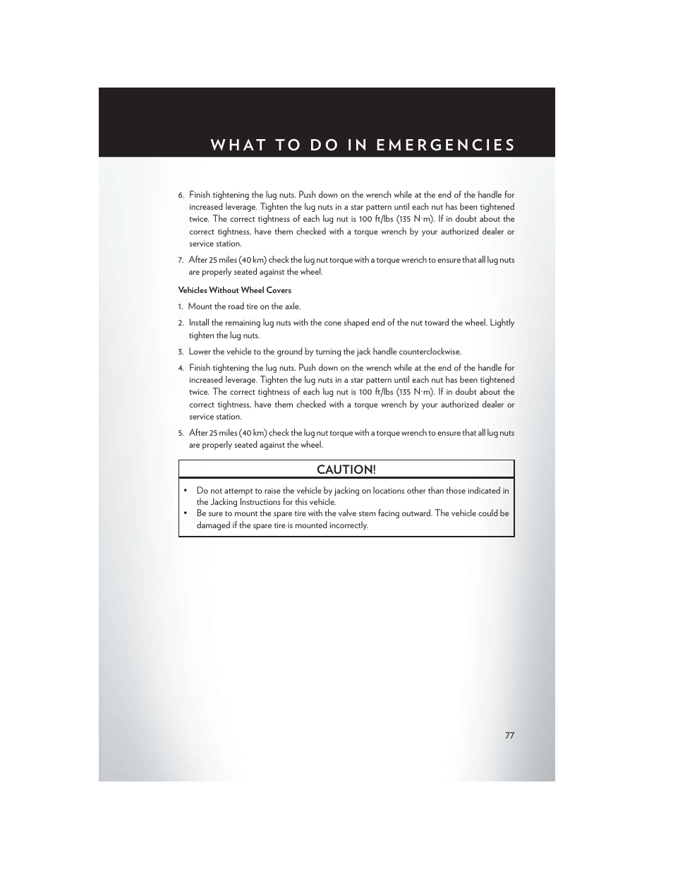 Chrysler 2013 200 - User Guide User Manual | Page 79 / 108
