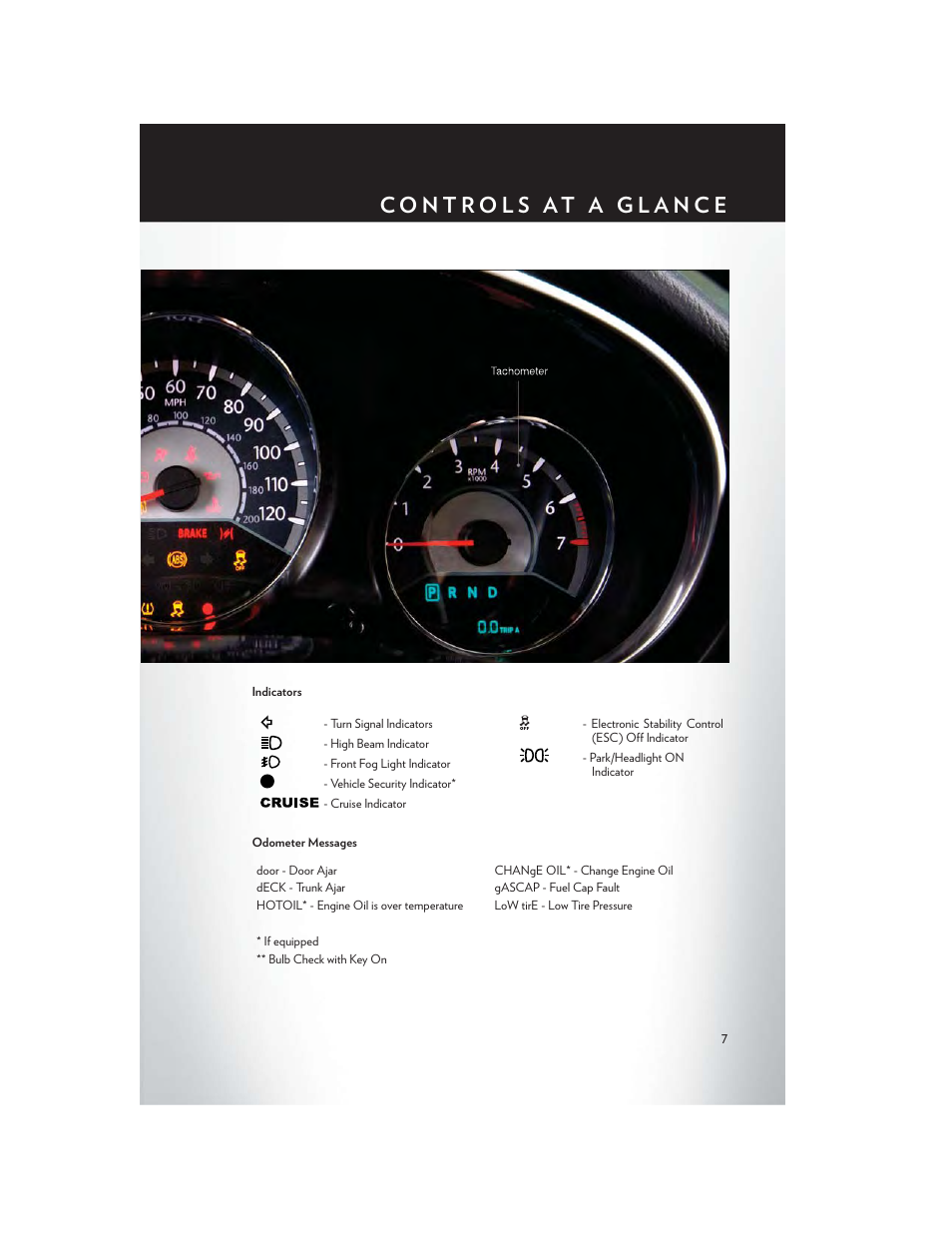 Getting started | Chrysler 2013 200 - User Guide User Manual | Page 9 / 108