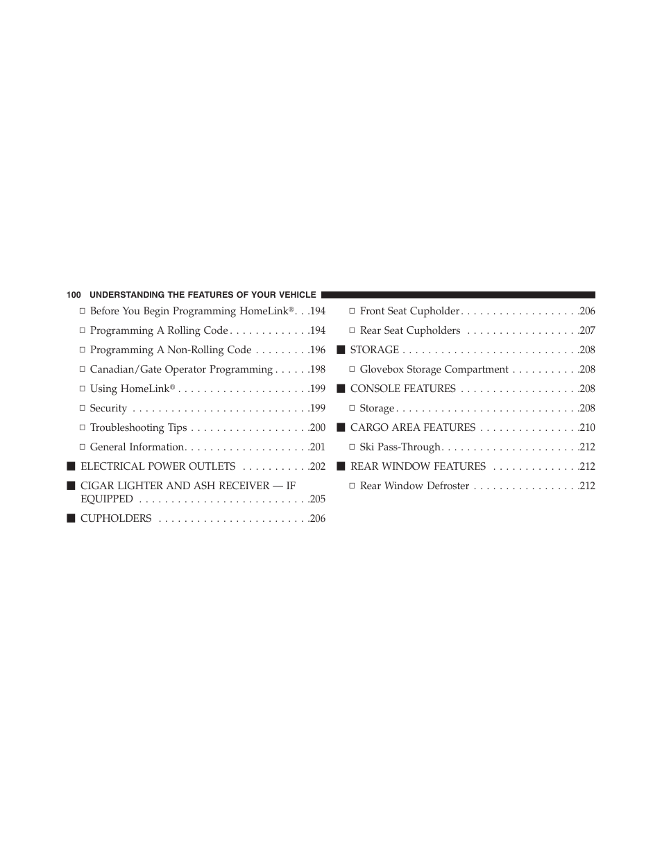 Chrysler 2013 200 Convertible - Owner Manual User Manual | Page 102 / 519