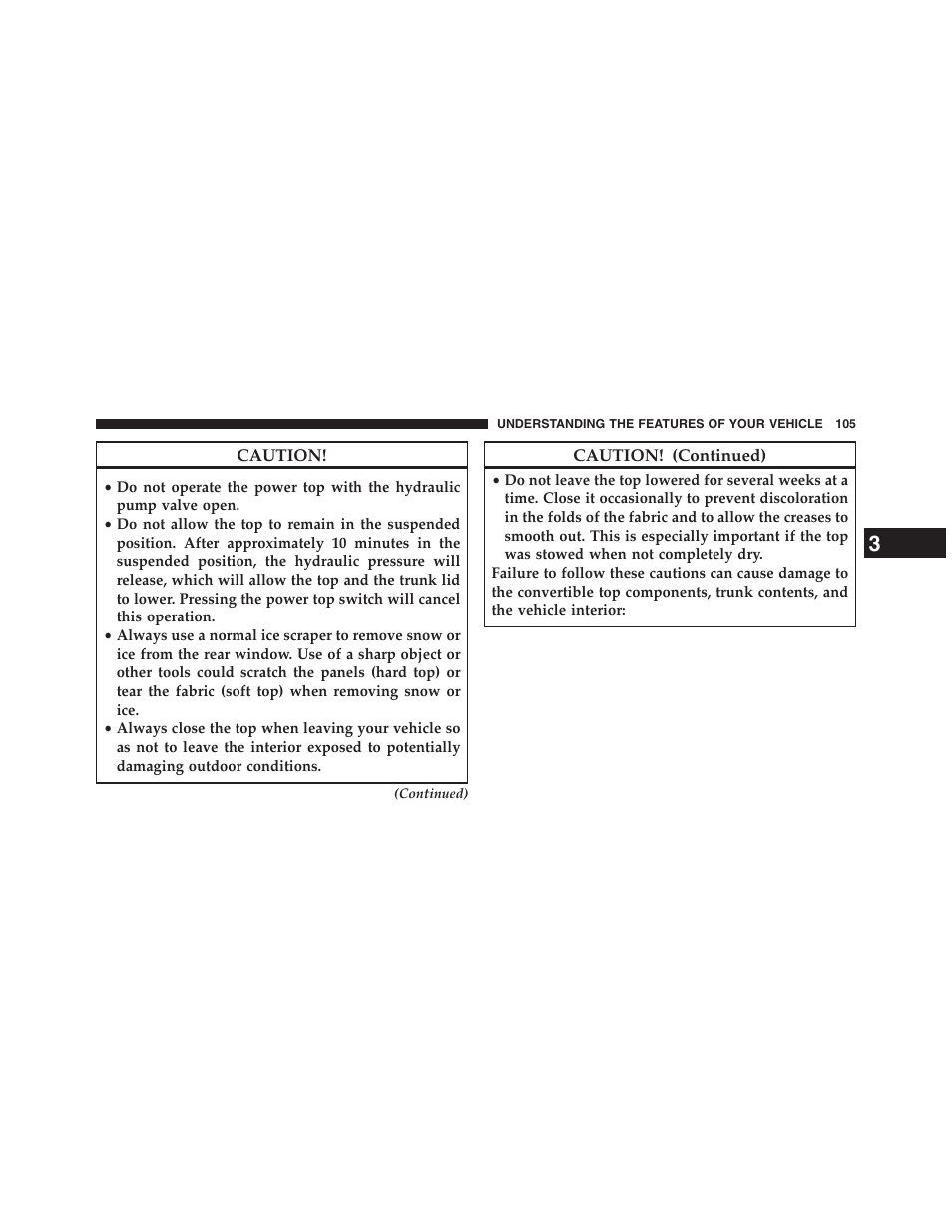 Chrysler 2013 200 Convertible - Owner Manual User Manual | Page 107 / 519