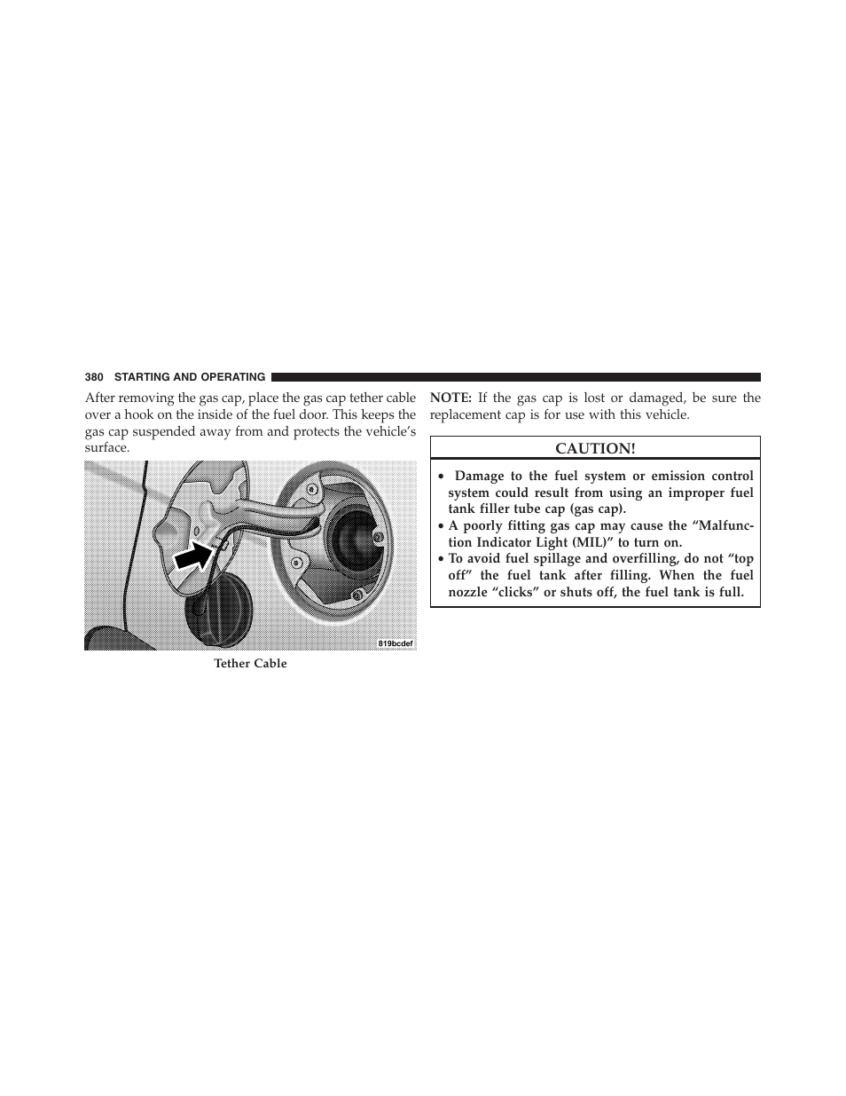 Chrysler 2013 200 Convertible - Owner Manual User Manual | Page 382 / 519