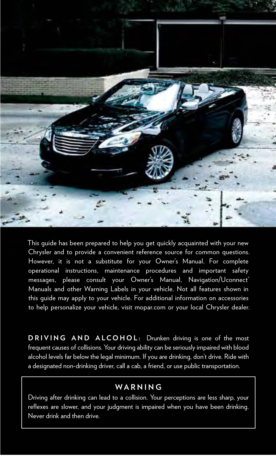 Chrysler 2013 200 Convertible - User Guide User Manual | Page 115 / 116