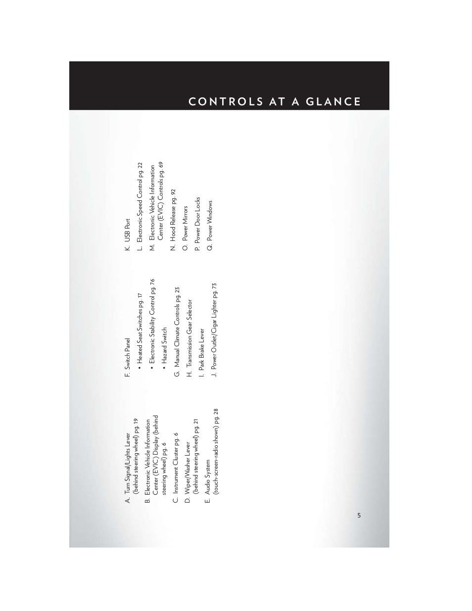 Chrysler 2013 200 Convertible - User Guide User Manual | Page 7 / 116