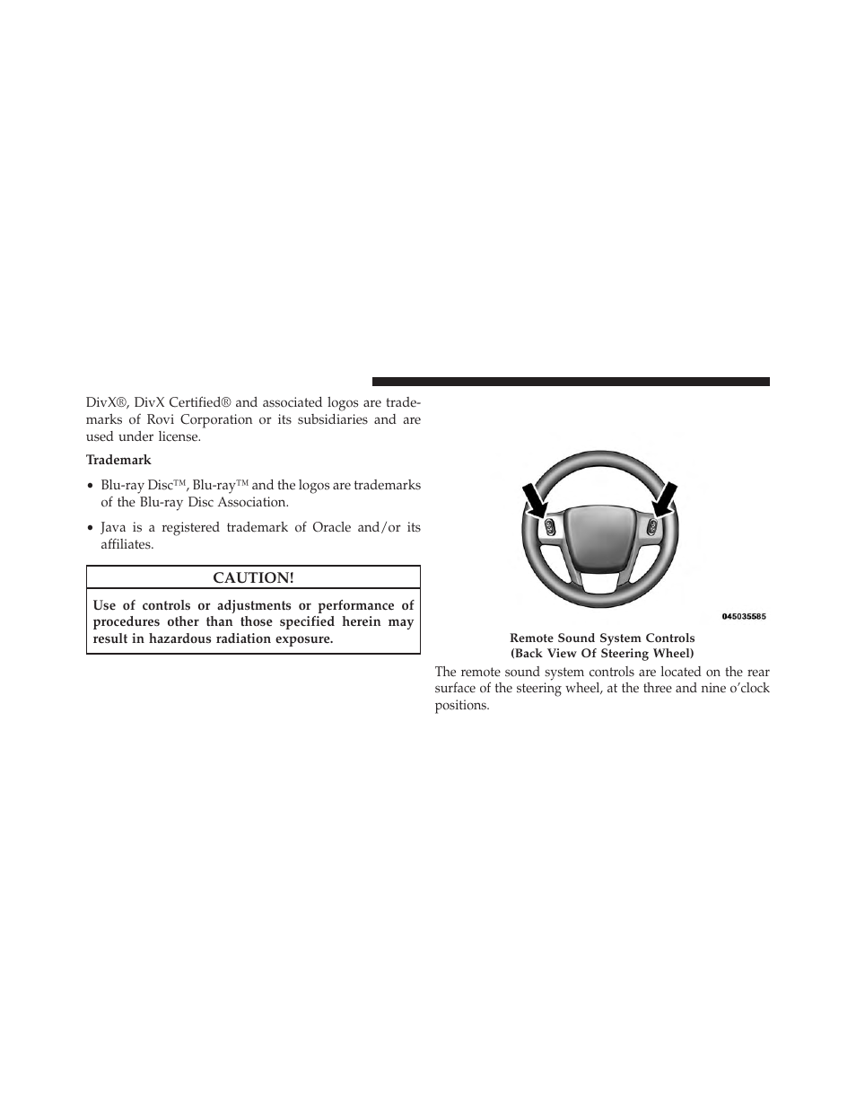 Steering wheel audio controls — if equipped | Chrysler 2013 Country - Owner Manual User Manual | Page 436 / 699