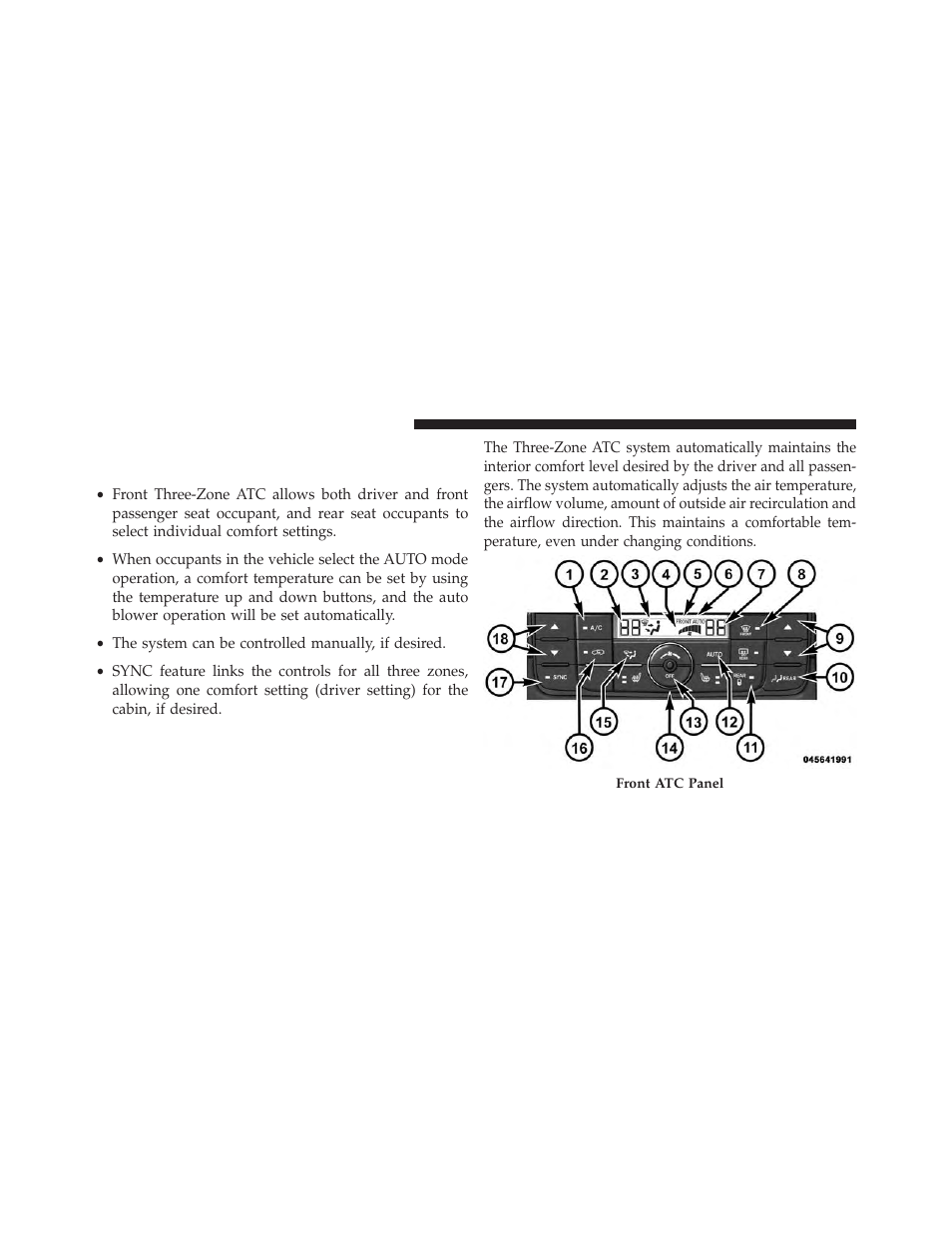 Automatic temperature control (atc) — if equipped | Chrysler 2013 Country - Owner Manual User Manual | Page 448 / 699