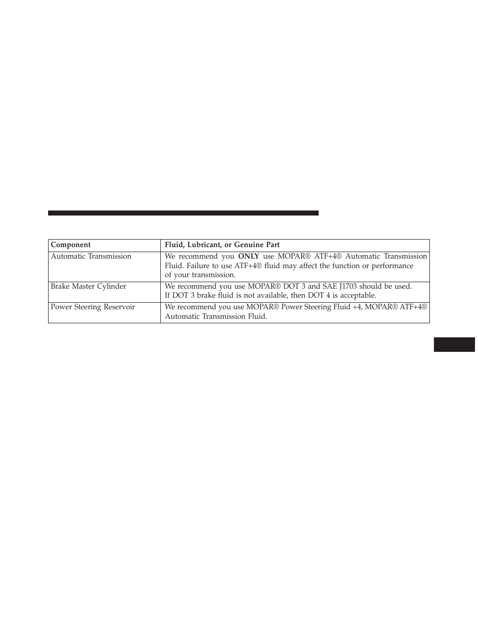 Chassis | Chrysler 2013 Country - Owner Manual User Manual | Page 657 / 699