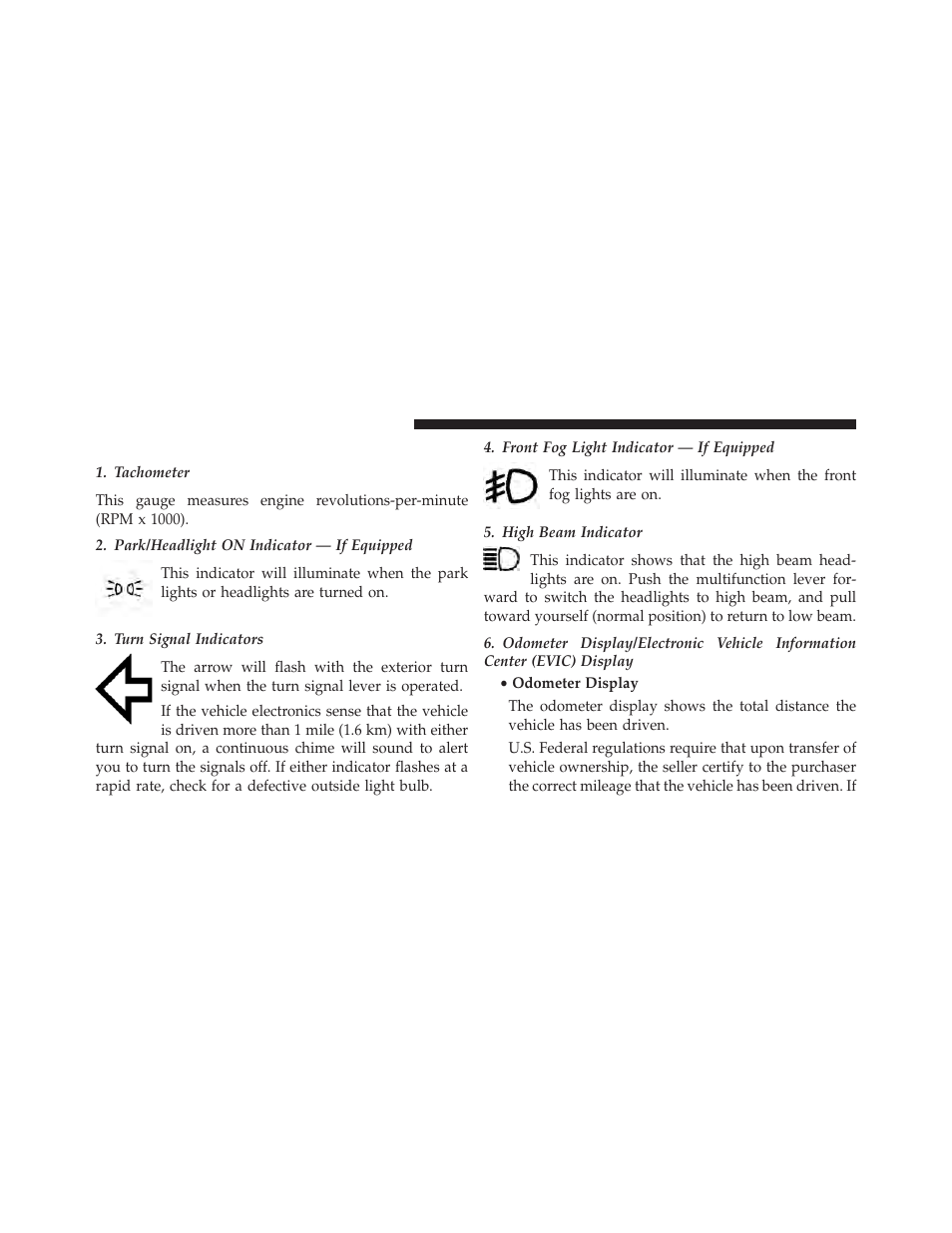 Instrument cluster descriptions | Chrysler 2014 300 - Owner Manual User Manual | Page 306 / 615