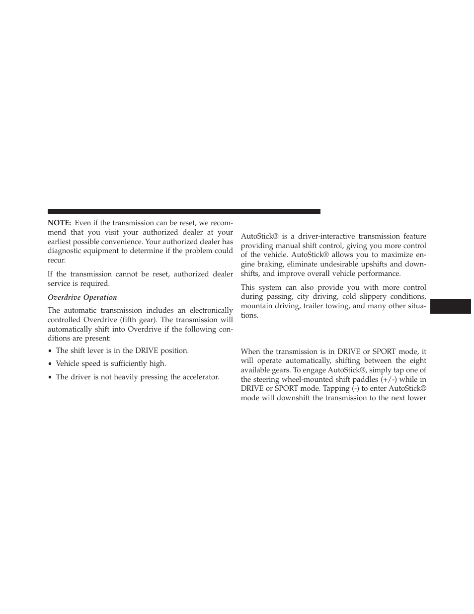 Autostick® — if equipped, Operation eight-speed transmission — if equipped, Operation eight-speed transmission — if | Equipped | Chrysler 2014 300 - Owner Manual User Manual | Page 393 / 615