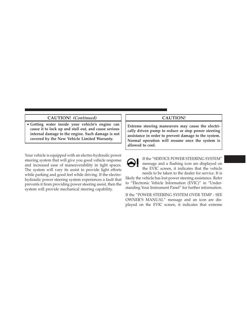 Power steering | Chrysler 2014 300 - Owner Manual User Manual | Page 401 / 615