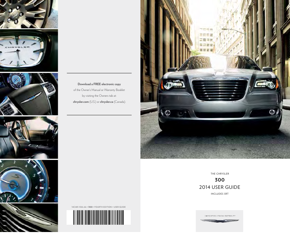 Chrysler 2014 300 - User Guide User Manual | Page 132 / 132
