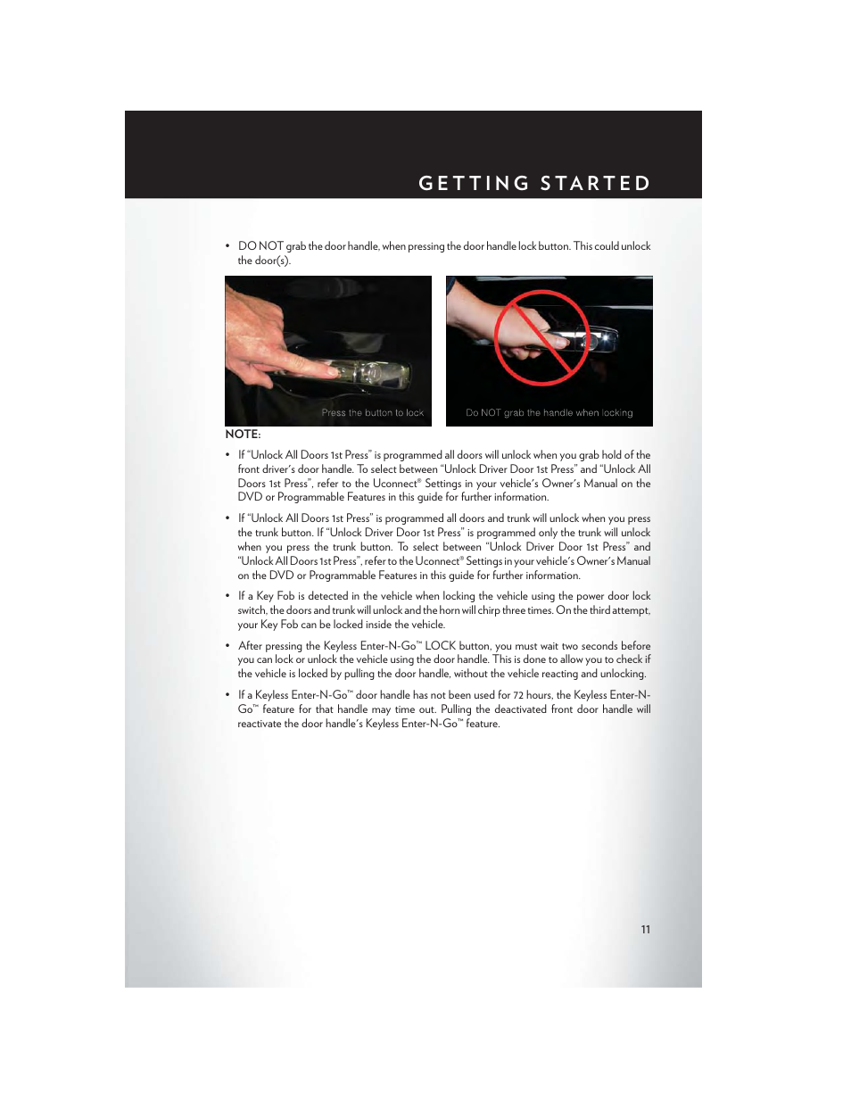 Chrysler 2014 300 SRT - User Guide User Manual | Page 13 / 132