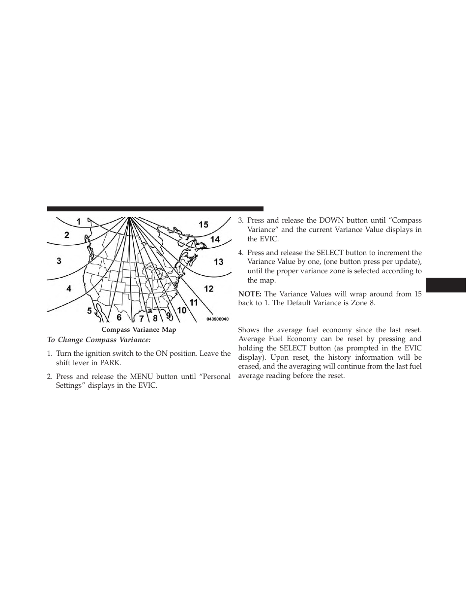 Average fuel economy | Chrysler 2014 200 - Owner Manual User Manual | Page 233 / 516