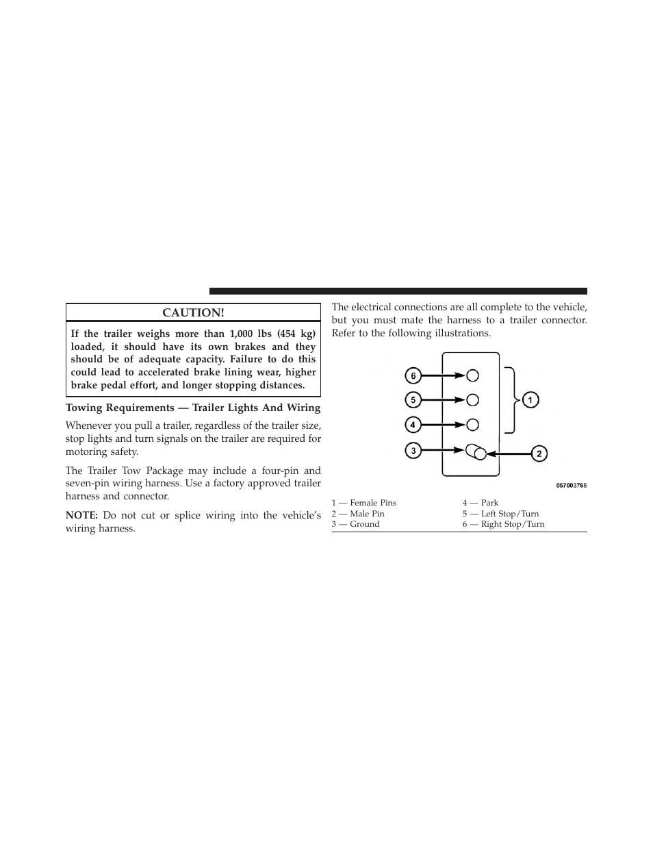 Towing requirements — trailer lights and wiring | Chrysler 2014 200 - Owner Manual User Manual | Page 388 / 516