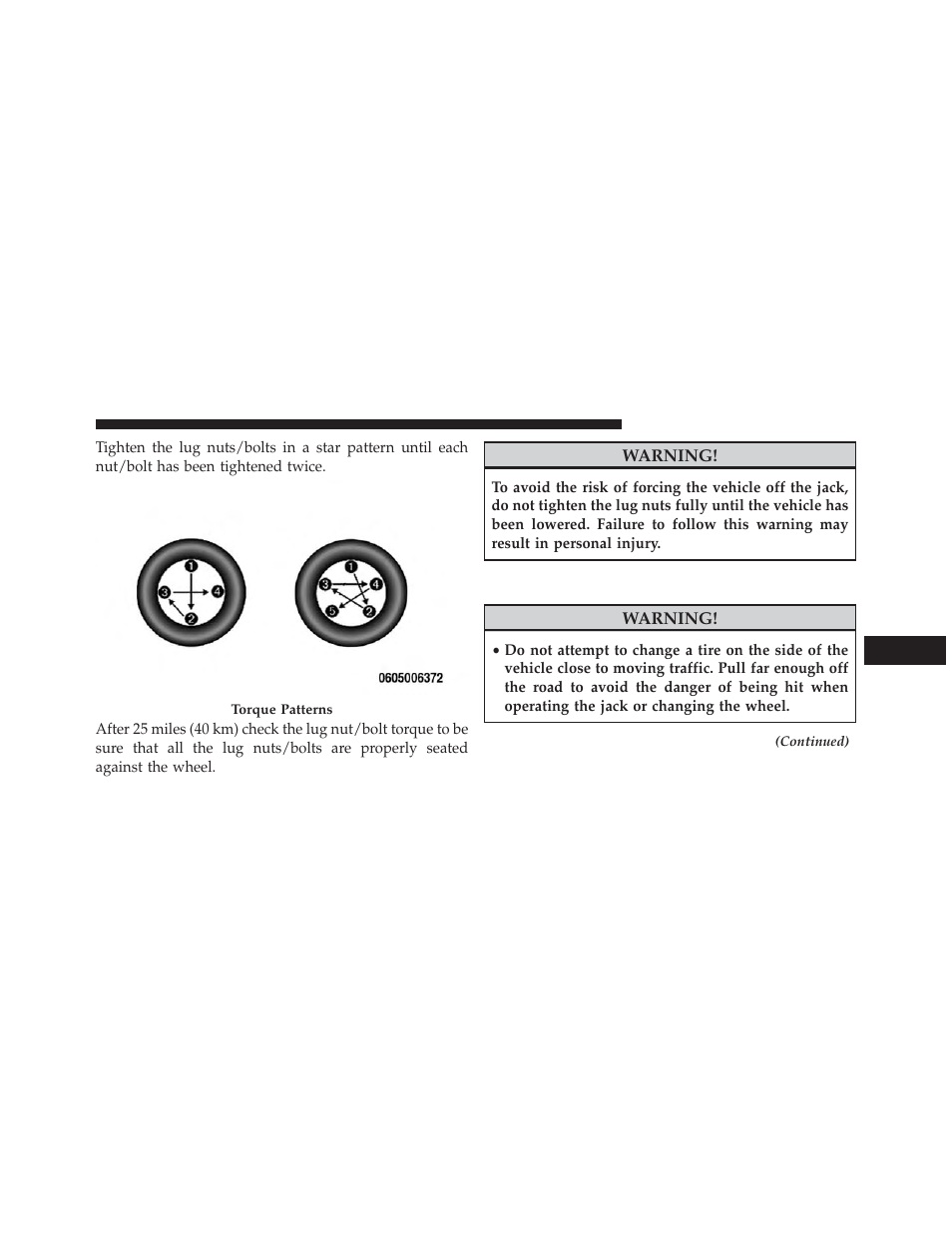 Jacking and tire changing | Chrysler 2014 200 - Owner Manual User Manual | Page 397 / 516
