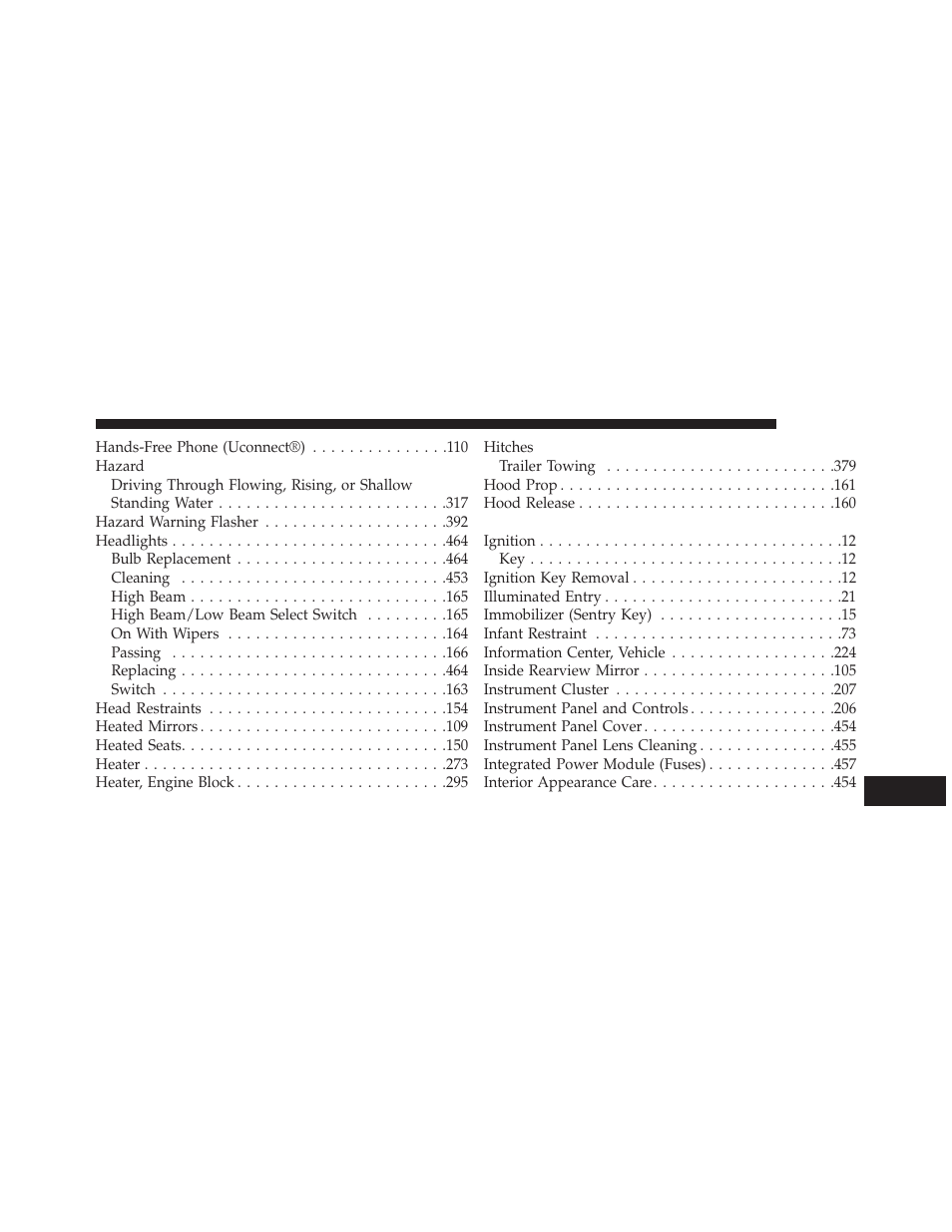 Chrysler 2014 200 - Owner Manual User Manual | Page 503 / 516