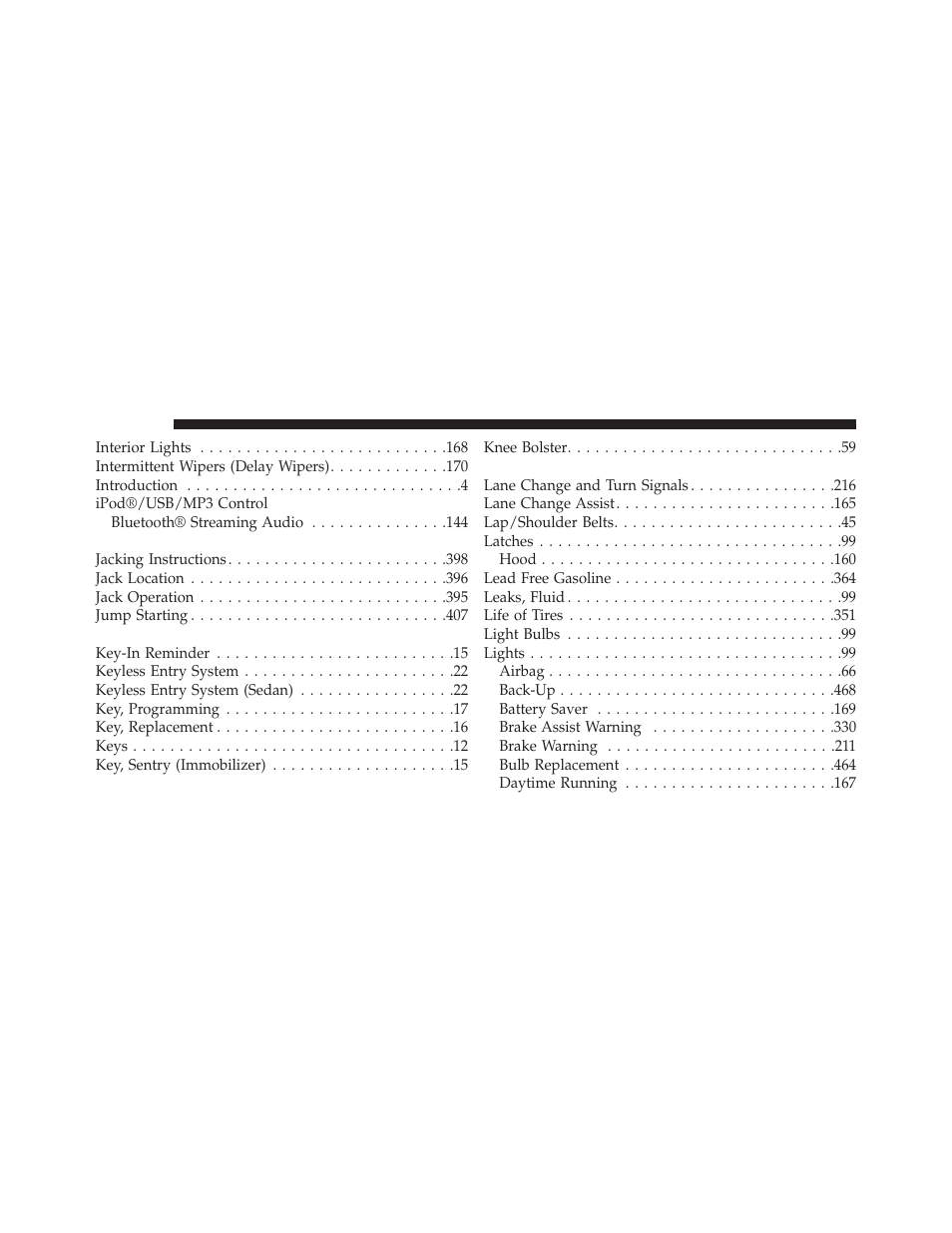 Chrysler 2014 200 - Owner Manual User Manual | Page 504 / 516