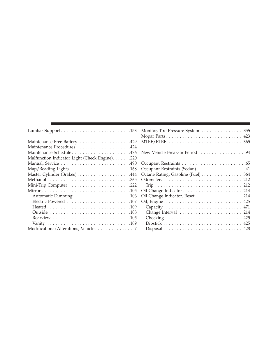 Chrysler 2014 200 - Owner Manual User Manual | Page 506 / 516
