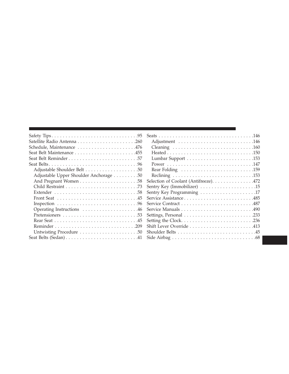 Chrysler 2014 200 - Owner Manual User Manual | Page 509 / 516