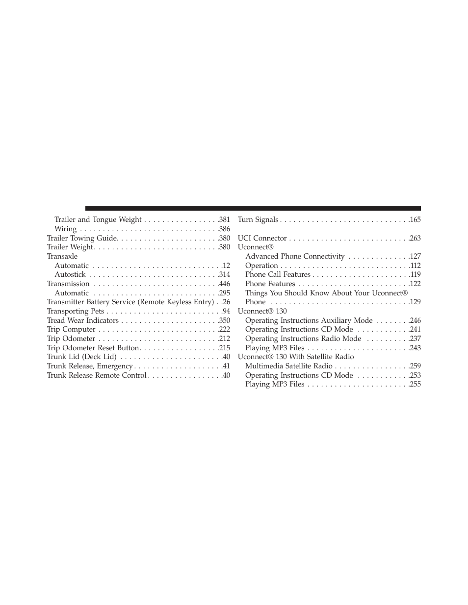 Chrysler 2014 200 - Owner Manual User Manual | Page 512 / 516