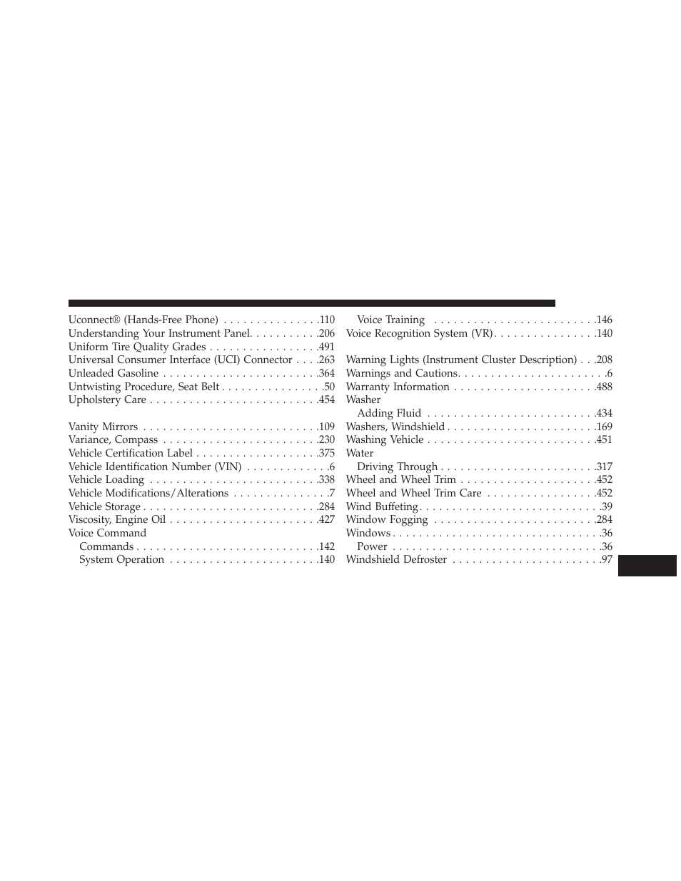 Chrysler 2014 200 - Owner Manual User Manual | Page 513 / 516