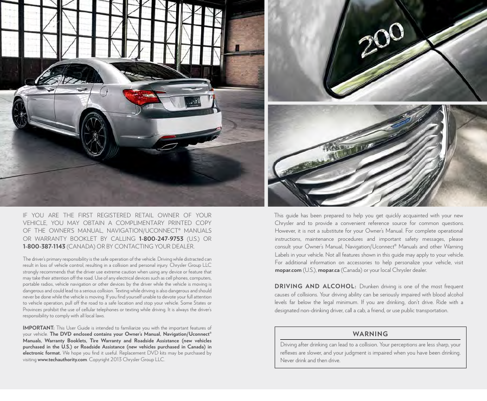 Chrysler 2014 200 - User Guide User Manual | Page 115 / 116