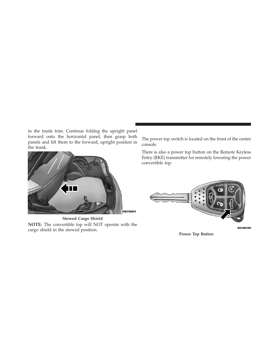 Power convertible top controls | Chrysler 2014 200 Convertible - Owner Manual User Manual | Page 110 / 522