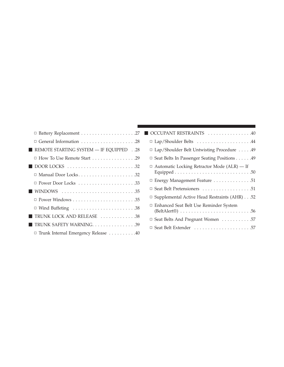 Chrysler 2014 200 Convertible - Owner Manual User Manual | Page 12 / 522