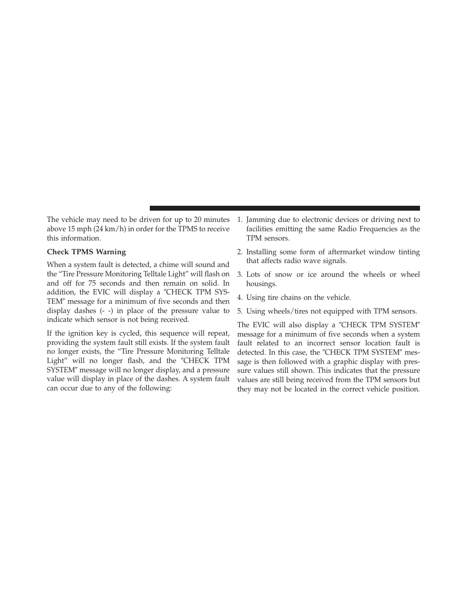 Check tpms warning | Chrysler 2014 200 Convertible - Owner Manual User Manual | Page 370 / 522