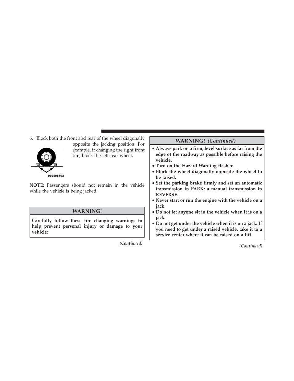 Jacking instructions | Chrysler 2014 200 Convertible - Owner Manual User Manual | Page 404 / 522