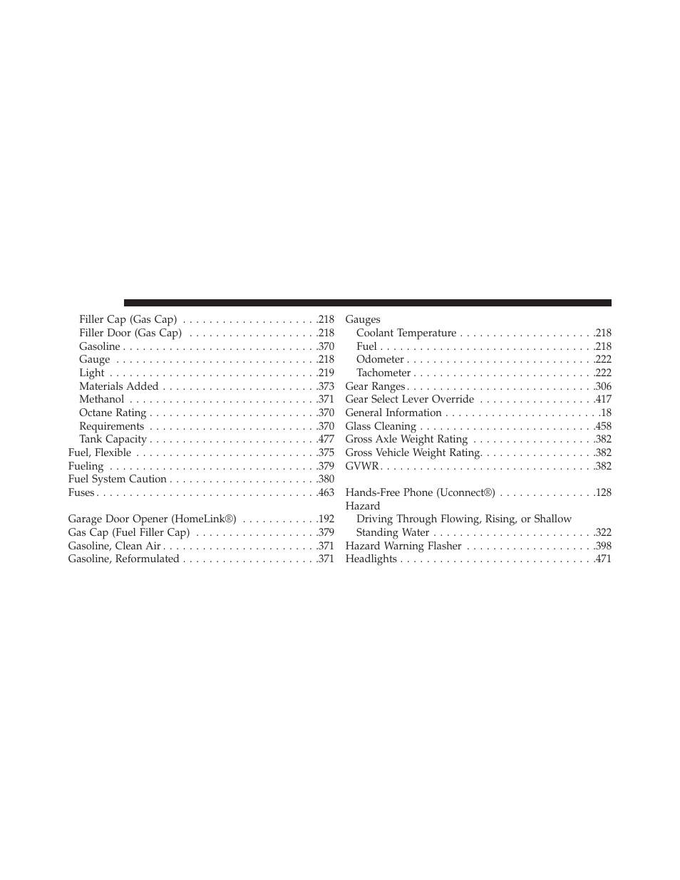 Chrysler 2014 200 Convertible - Owner Manual User Manual | Page 508 / 522