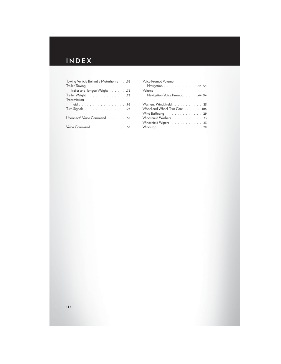 Chrysler 2014 200 Convertible - User Guide User Manual | Page 114 / 124