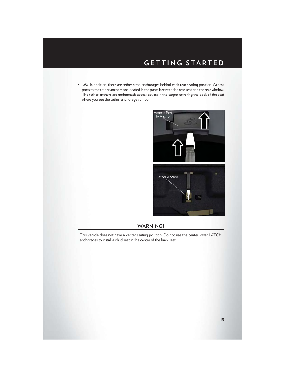 Chrysler 2014 200 Convertible - User Guide User Manual | Page 15 / 124