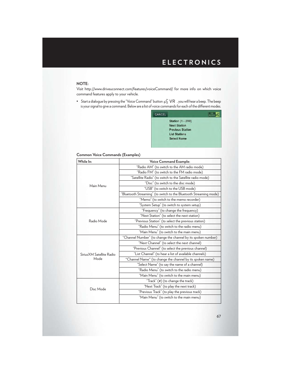 Chrysler 2014 200 Convertible - User Guide User Manual | Page 69 / 124